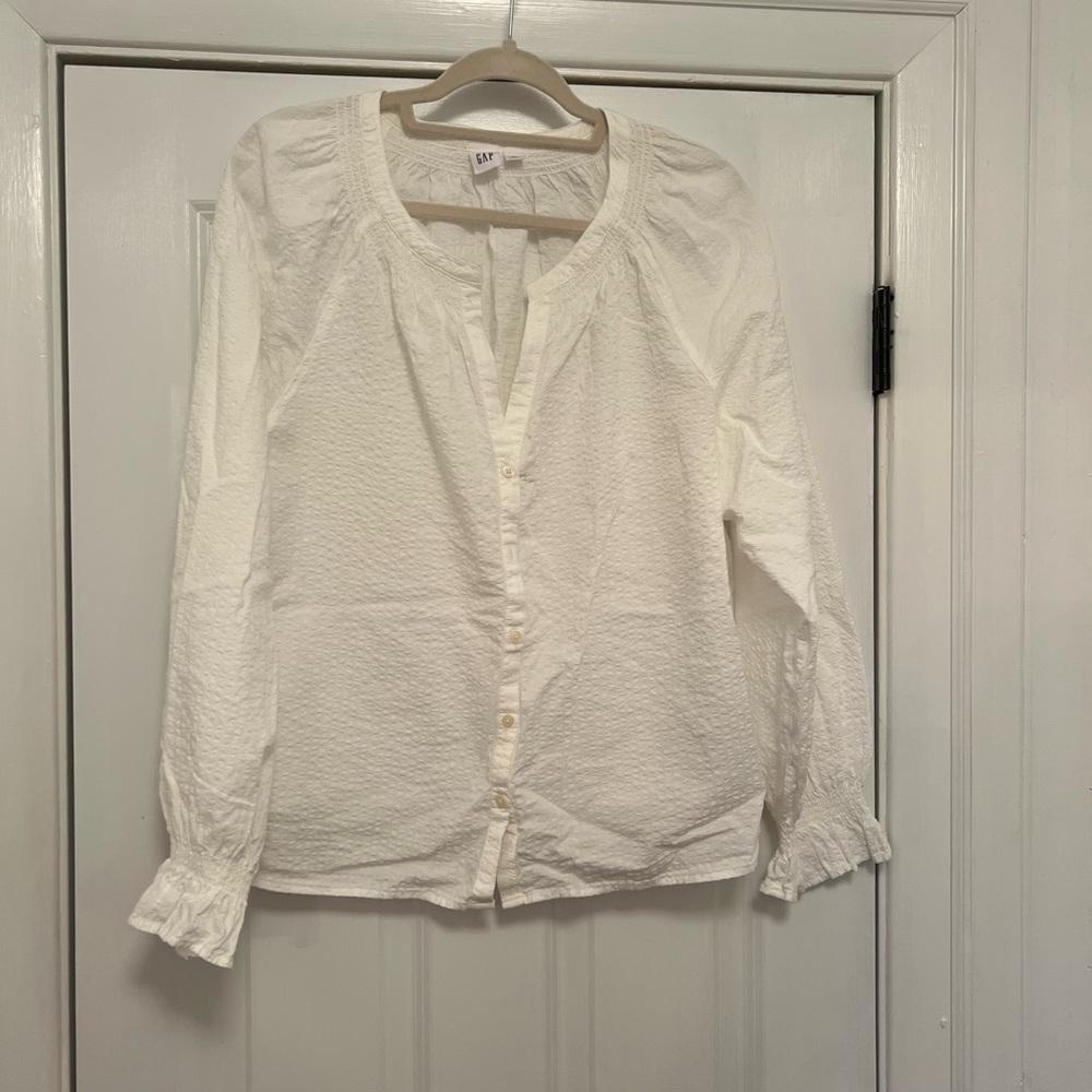WOMENS GAP BLOUSE LIKE NEW SIZE LARGE